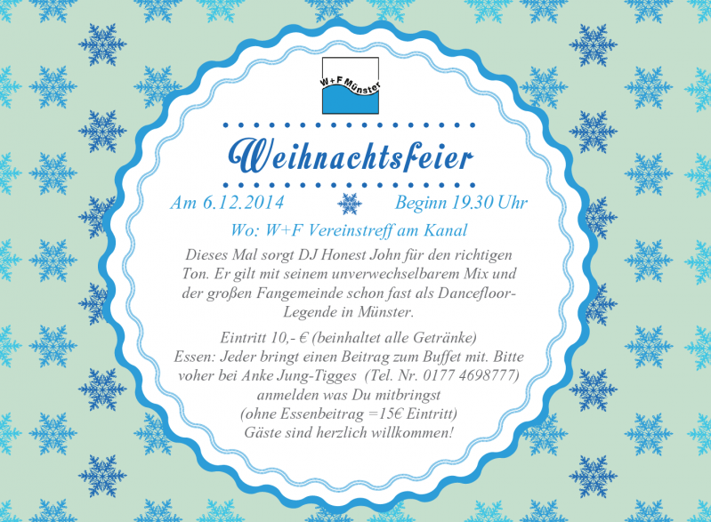 Weihnachtsflyer